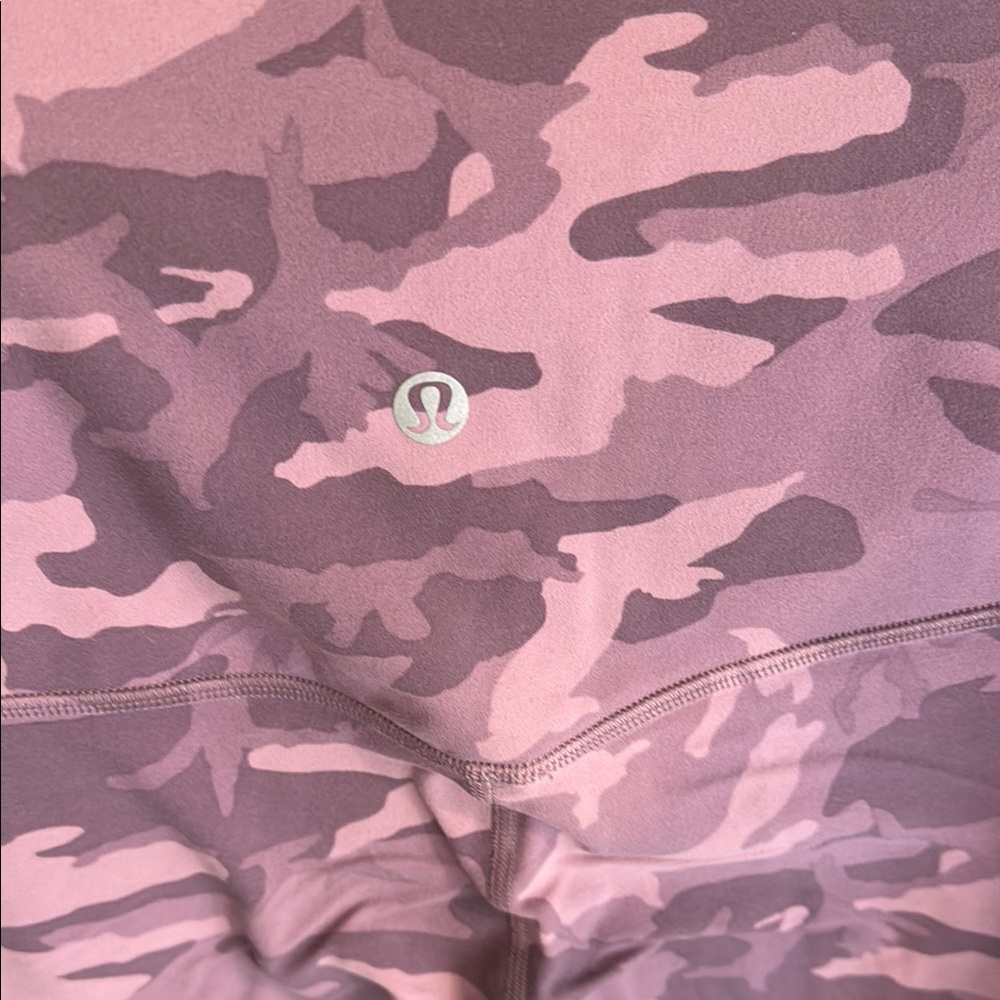 Lululemon - Align leggings, Size 4, 25” Pink Camo Leggings - Picture 3 of 3